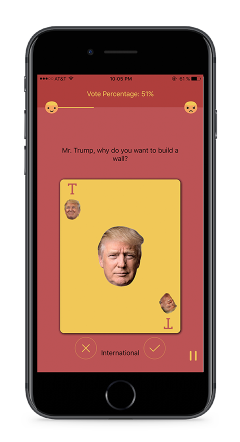 Trump Card Game View